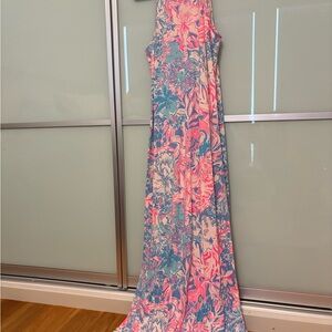 Lilly Pulitzer Pink and Blue Patterned Dress